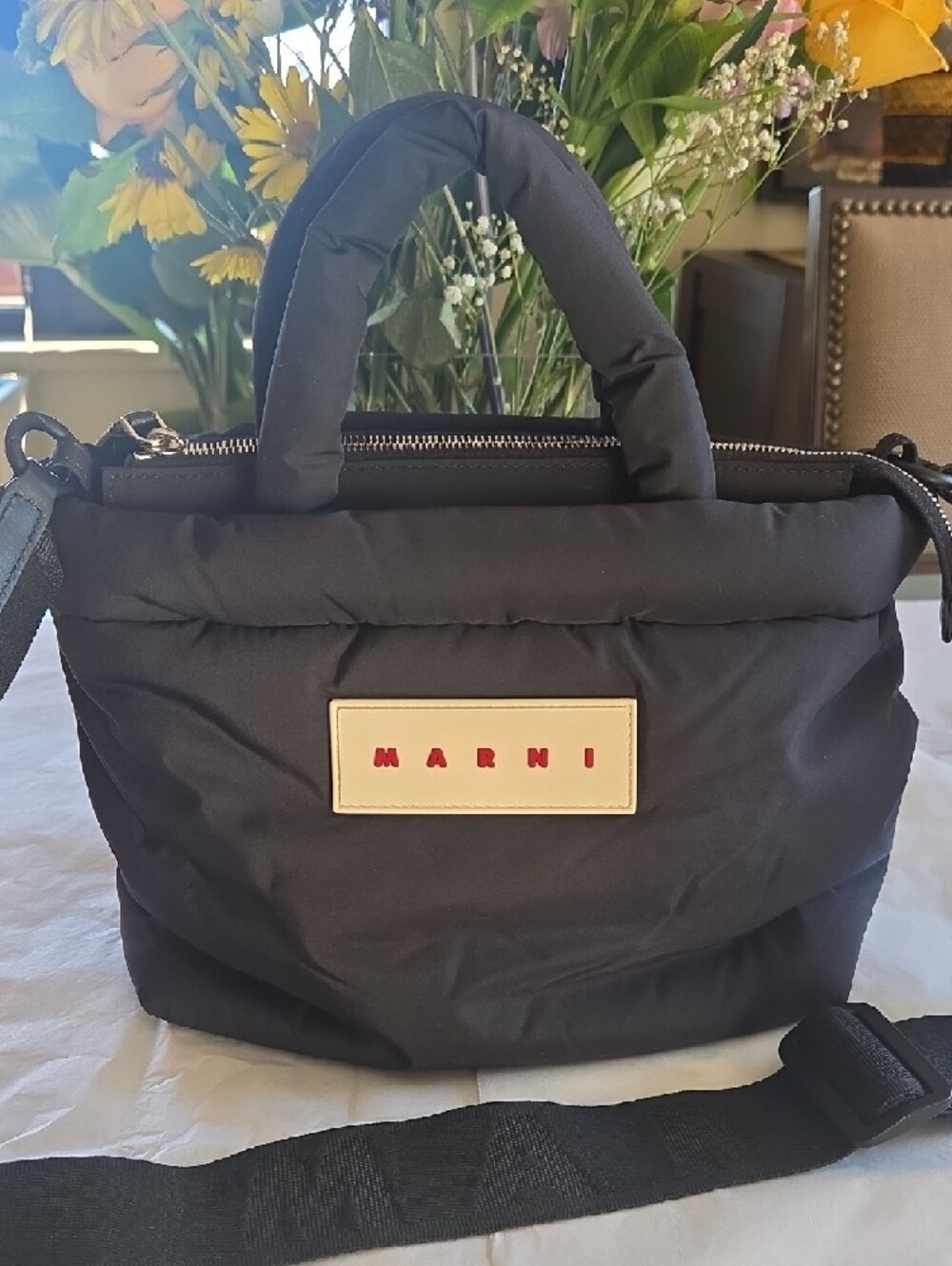 Marni East West Puffer Tote - Picture 3 of 12